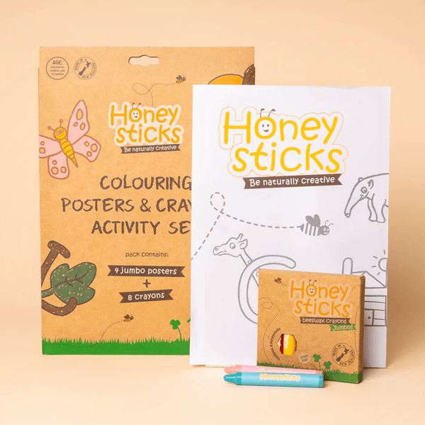 Honeysticks Jumbo Posters and Crayons Activity Pack