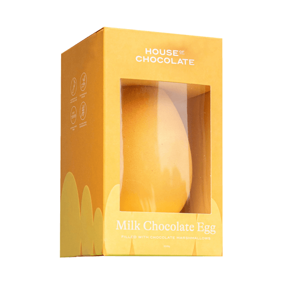 House Of Chocolate Milk Chocolate Egg with Chocolate Marshmallows