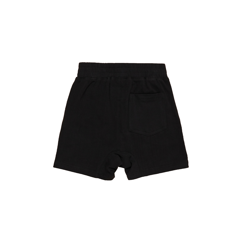 Huxbaby Black Slouch Short - Black