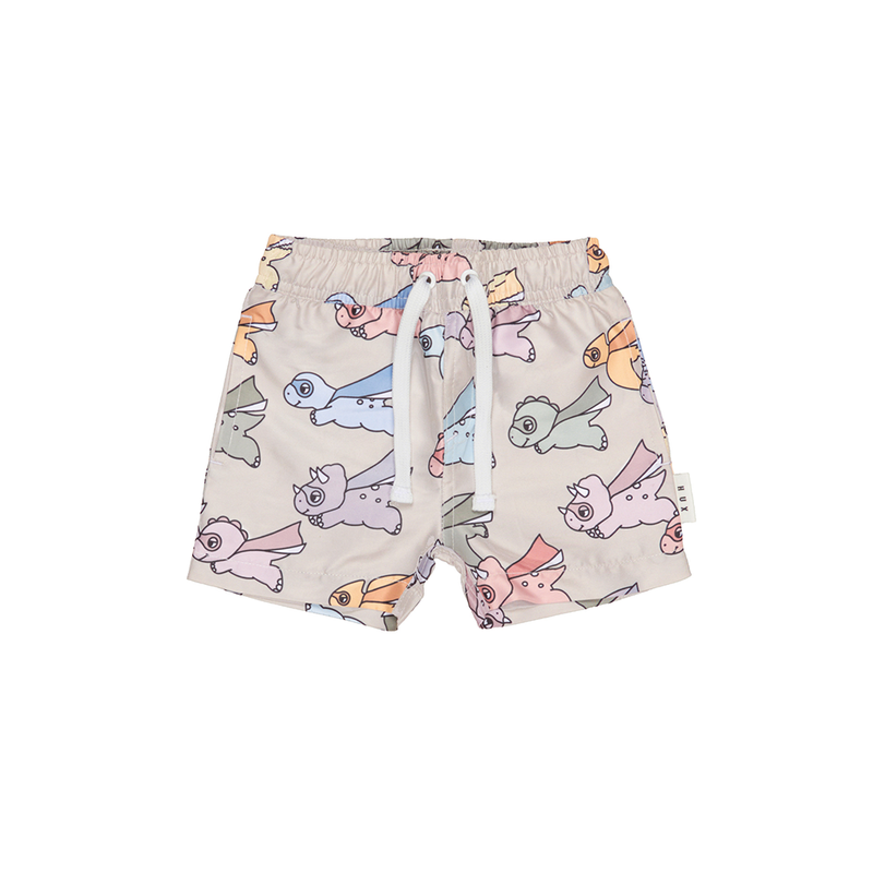 Huxbaby Super Dino Swim Short - Sand