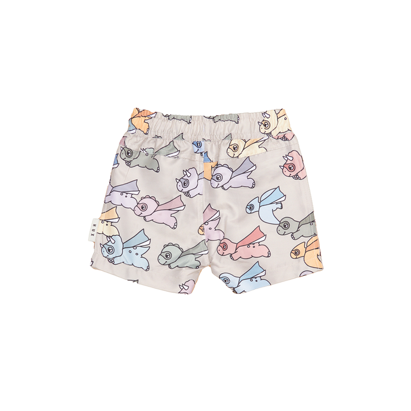 Huxbaby Super Dino Swim Short - Sand
