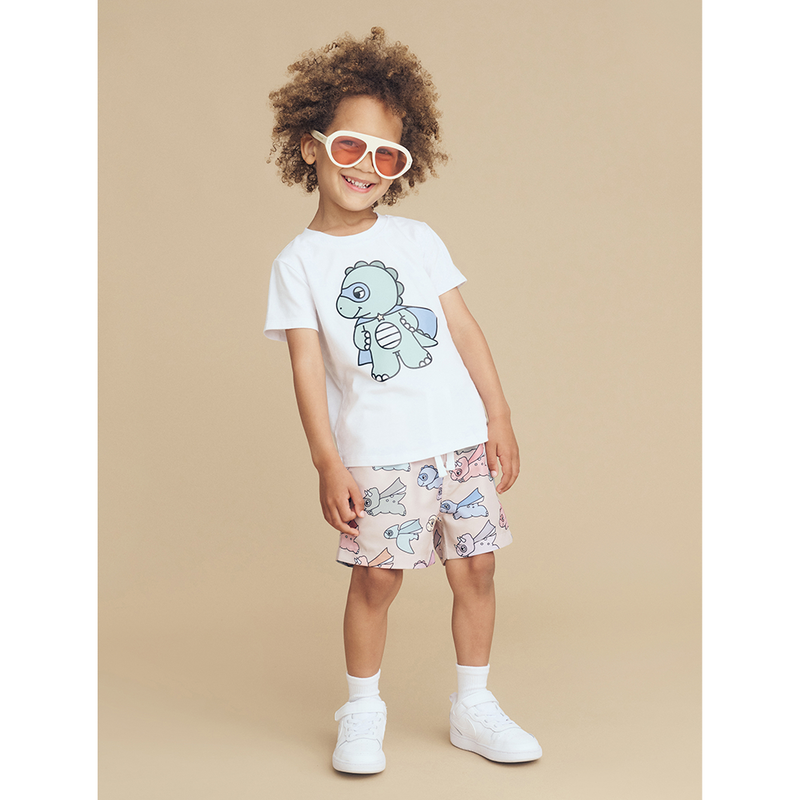 Huxbaby Super Dino Swim Short - Sand