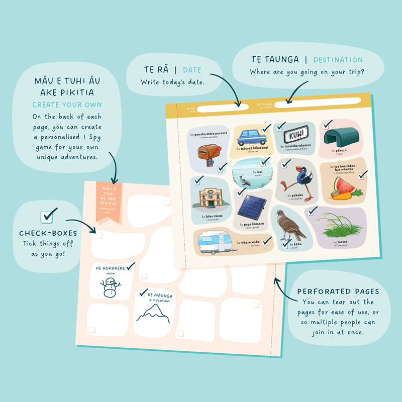 Rapua! I Spy - Kiwi Road Trip Games Book