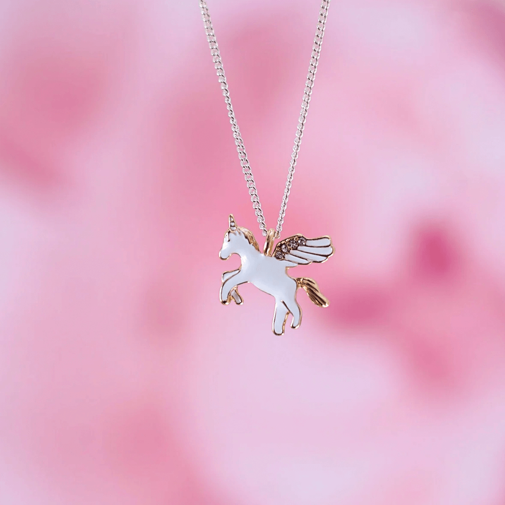 Lauren Hinkley Flying Unicorn Necklace