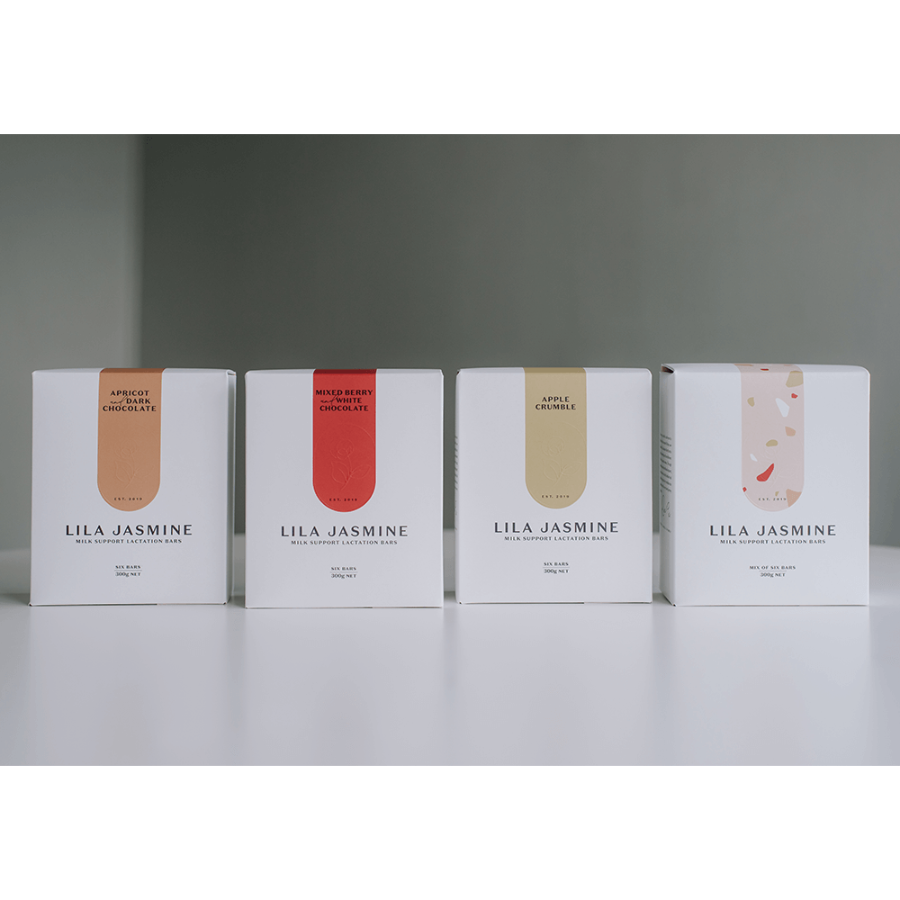 Lila Jasmine Lactation Bars - Mix Of Six