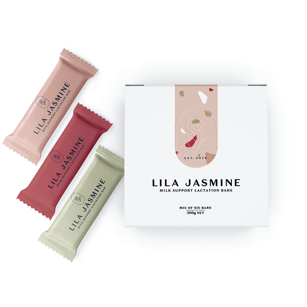 Lila Jasmine Lactation Bars - Mix Of Six