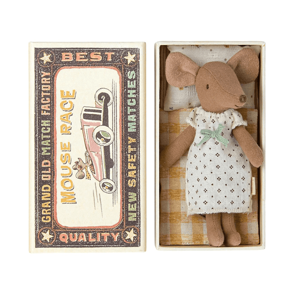 Maileg Big Sister Mouse in Box - Brown
