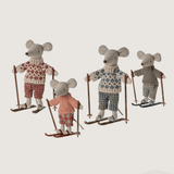 Maileg Winter Mouse with Ski Set - Big Sister