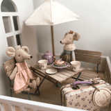 Maileg Afternoon Tea Set - Purple Madelaine