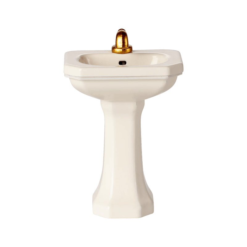 Maileg Bathroom Sink Mouse - Off White