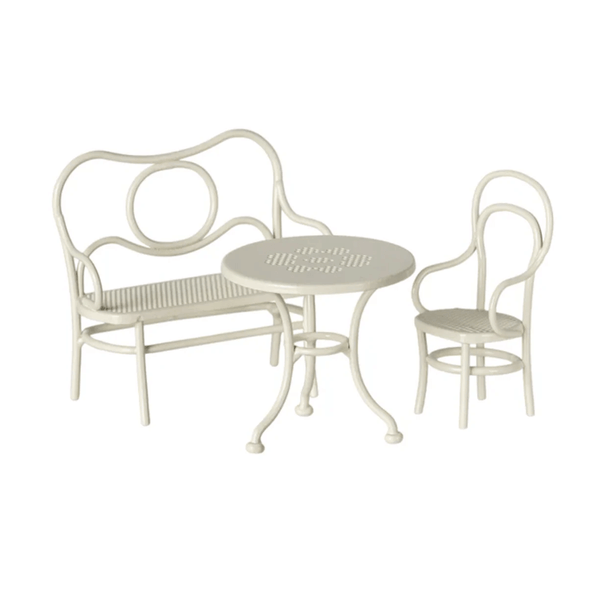 Maileg Cafe Set Mouse Small - Off White