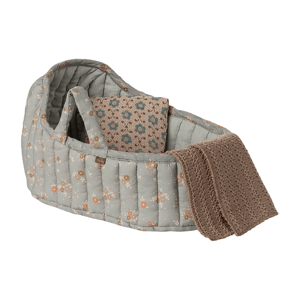 Maileg Carry Cot Large - Blue