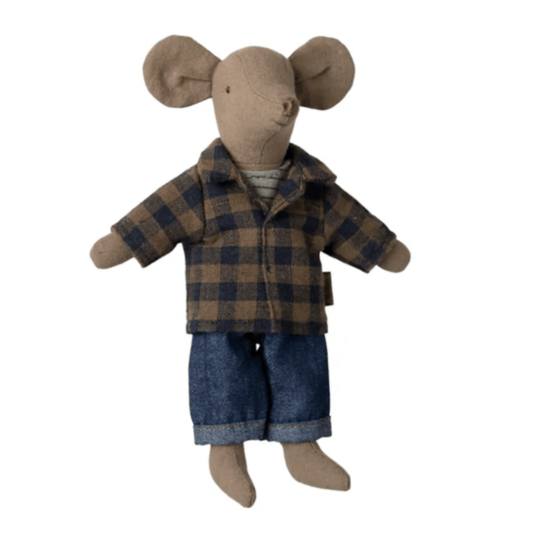 Maileg Dad Mouse Light Brown