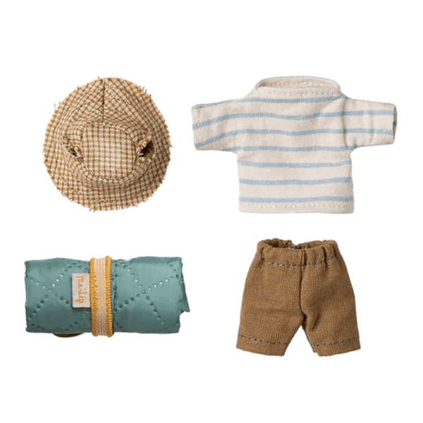 Maileg Hiker Mouse Big Brother - Blue Stripes