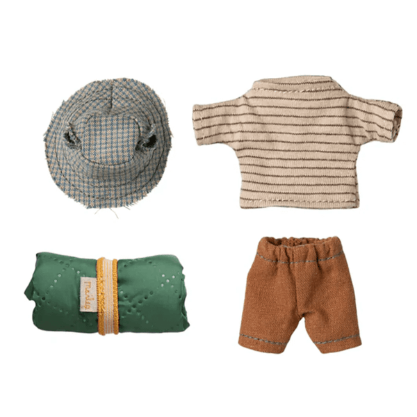 Maileg Hiker Mouse Big Brother - Thin Stripes