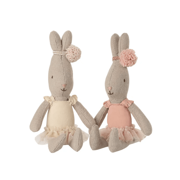 Maileg Rabbit Micro Ballet Suit & Skirt - Rose