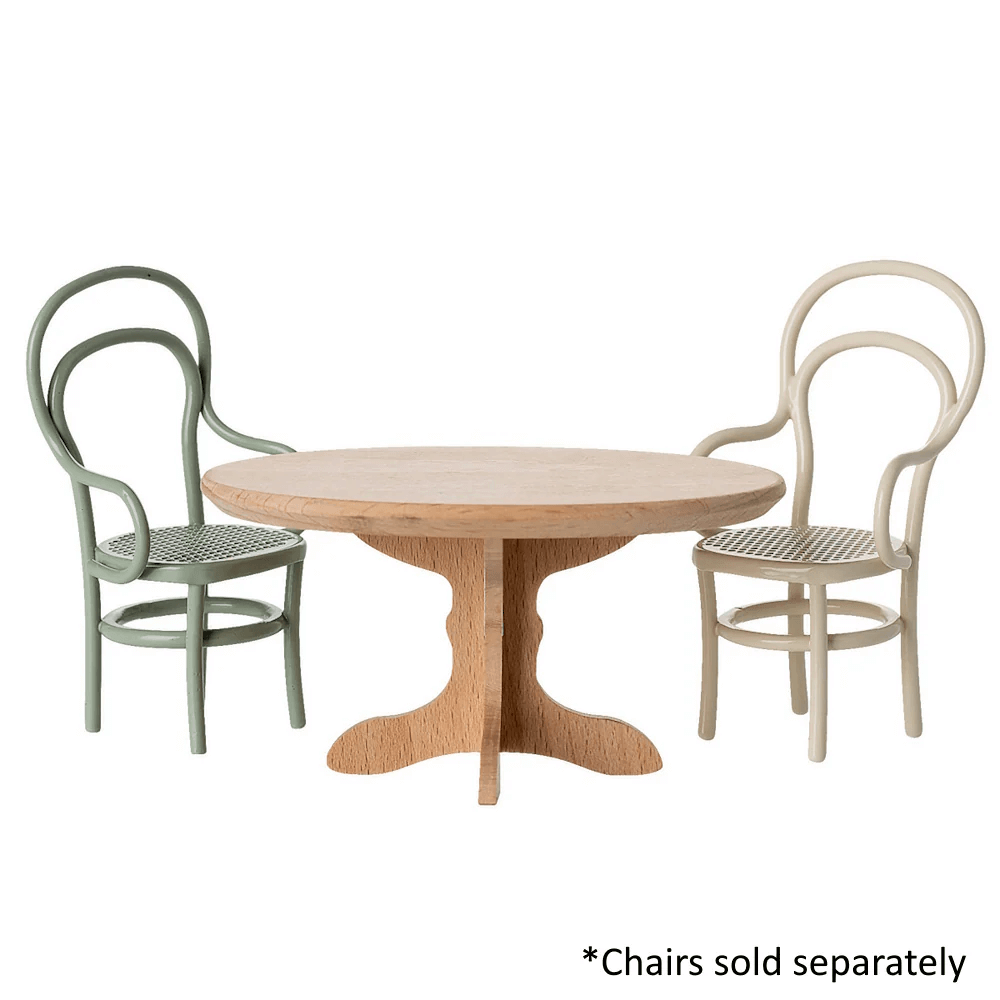 Maileg Mouse Oval Dining Table - Natural
