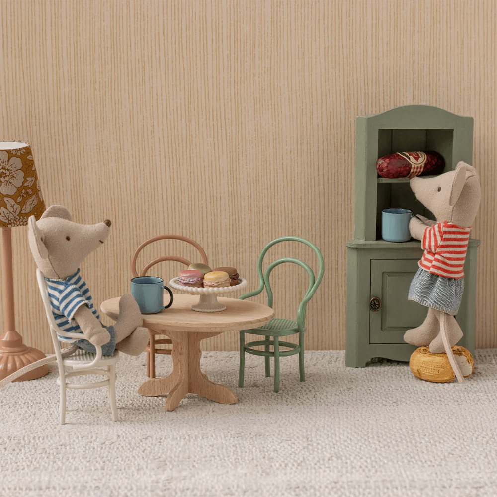 Maileg Mouse Oval Dining Table - Natural