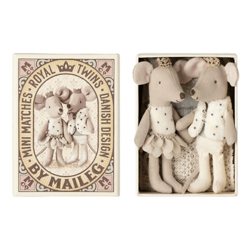 Maileg Royal Twin Mice In Matchbox 2025
