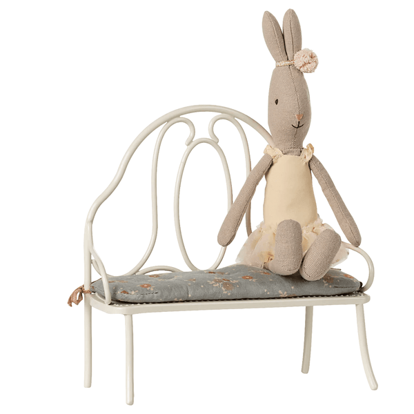 Maileg Vintage Bench Miniature - Off White