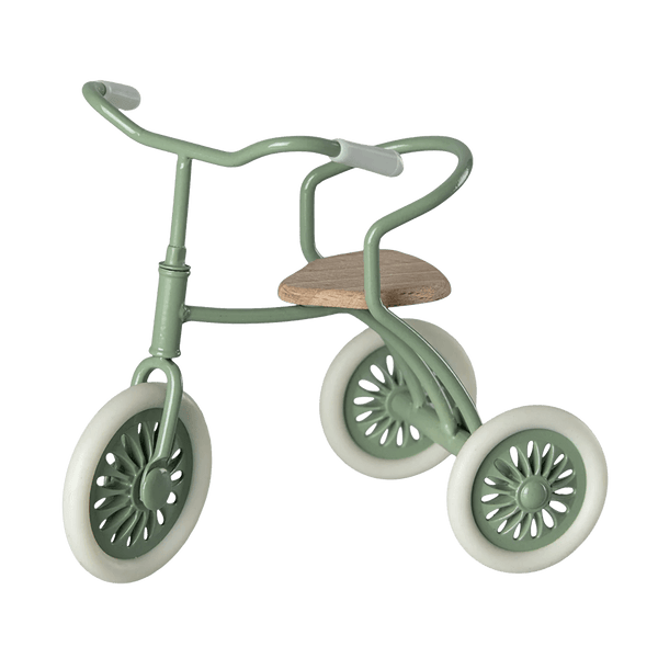 Maileg Abri A Tricycle Mouse - Green