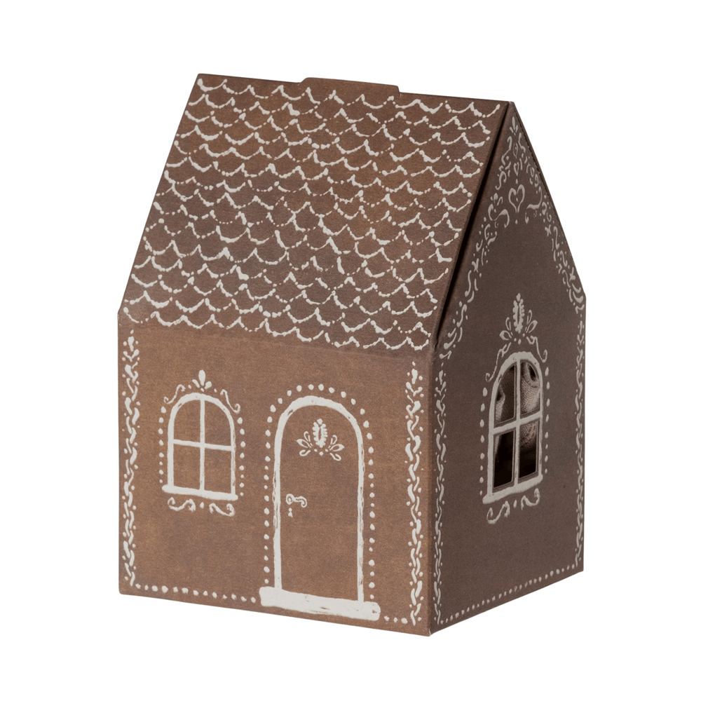 Santa Mouse with House