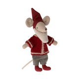 Maileg Santa Mouse with House