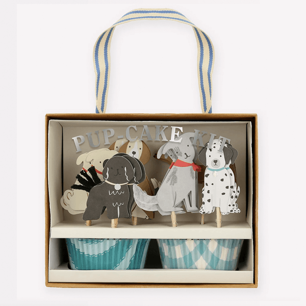 Meri Meri Puppy Cupcake Kit - 24 toppers