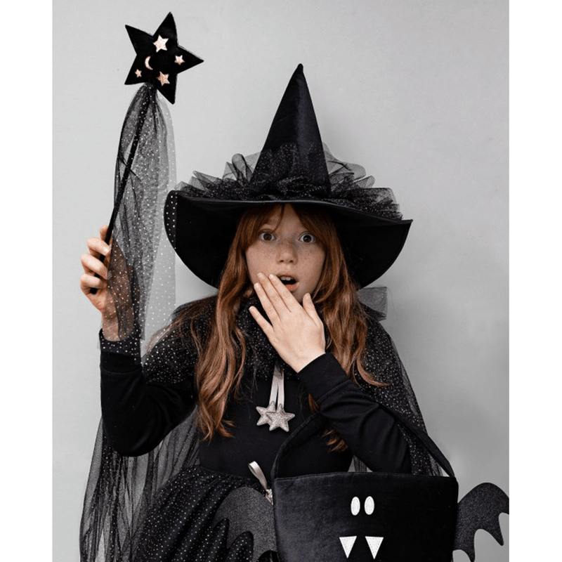 Mimi & Lula Esmerelda Witch Ruffle Hat