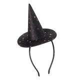 Mimi & Lula Raven Starry Velvet Mini Witch Hat