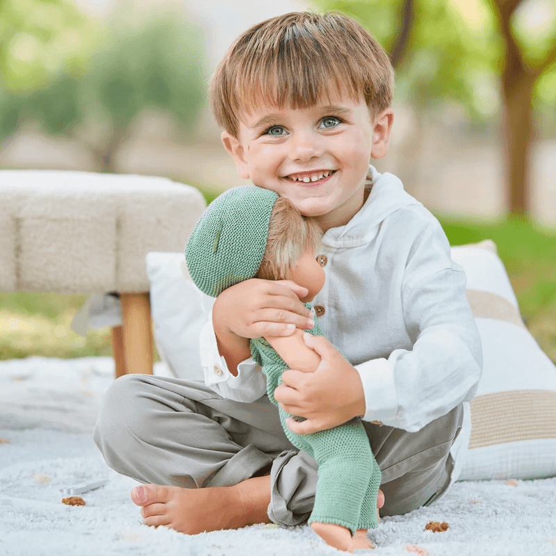 Miniland Doll Anatomically Correct Baby - Caucasian Boy 38cm