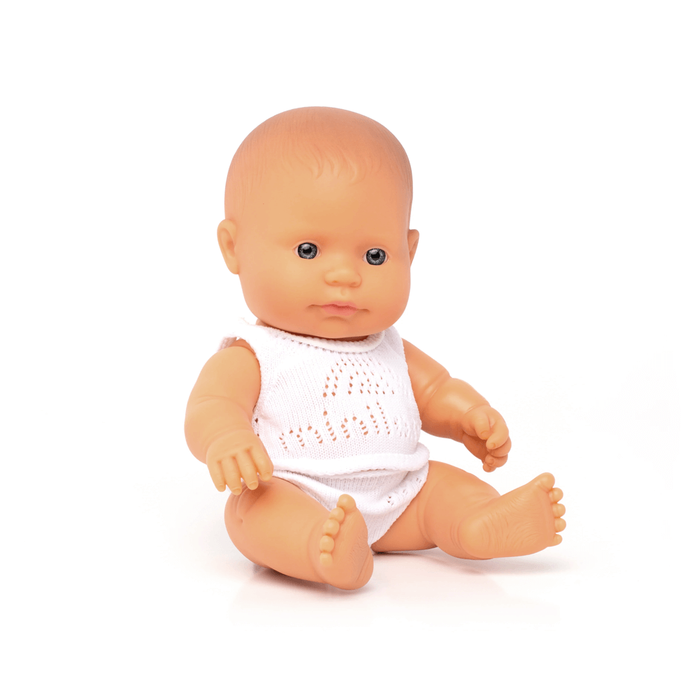 Miniland Baby Doll - Caucasian 21cm