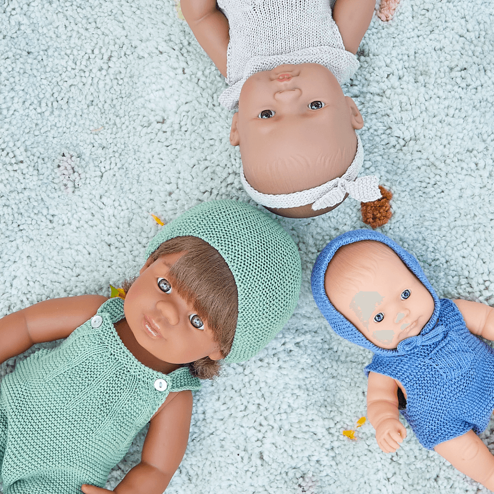 Miniland Baby Doll - Caucasian 21cm