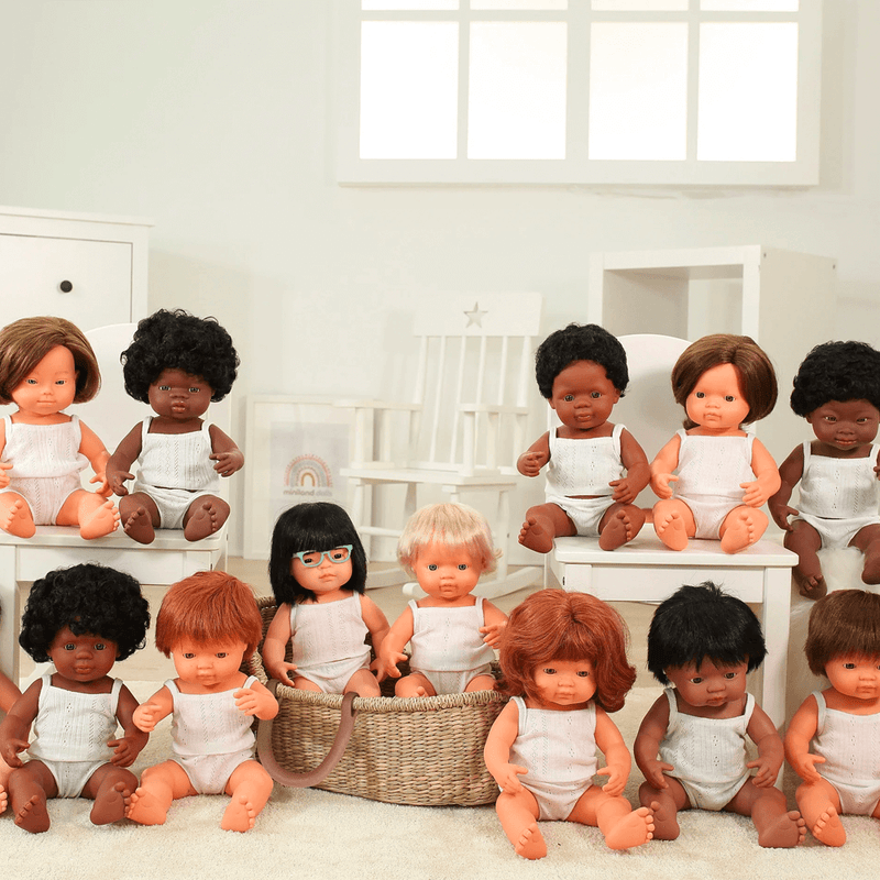 Miniland Doll Anatomically Correct Baby Hispanic Boy 38cm Little Gatherer NZ Childrens Boutique