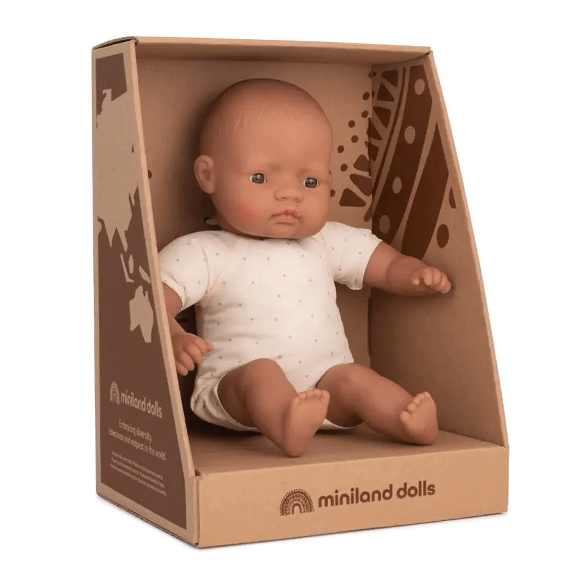 Miniland Soft Body Doll - Hispanic 32cm