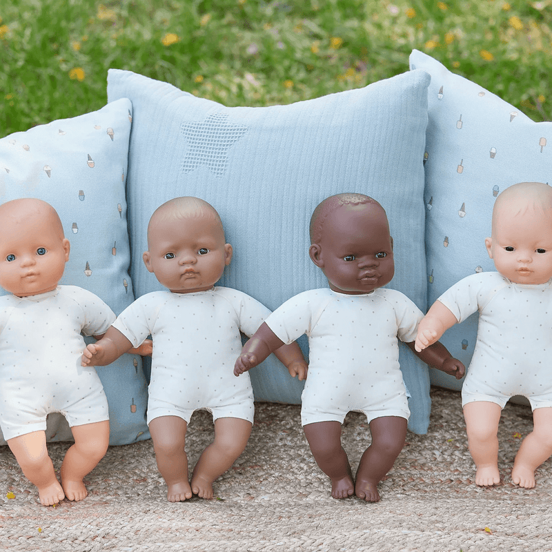 Soft bodied miniland doll 2025
