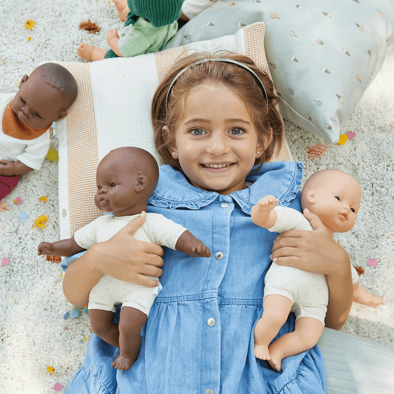 Miniland Soft Body Doll Caucasian 32cm Little Gatherer NZ