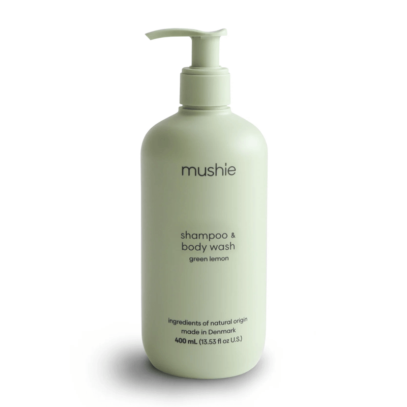 Mushie Baby Shampoo & Body Wash Green Lemon - 400ml
