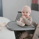 Mushie Baby First Feeding Spoons - Natural/Shifting Sand