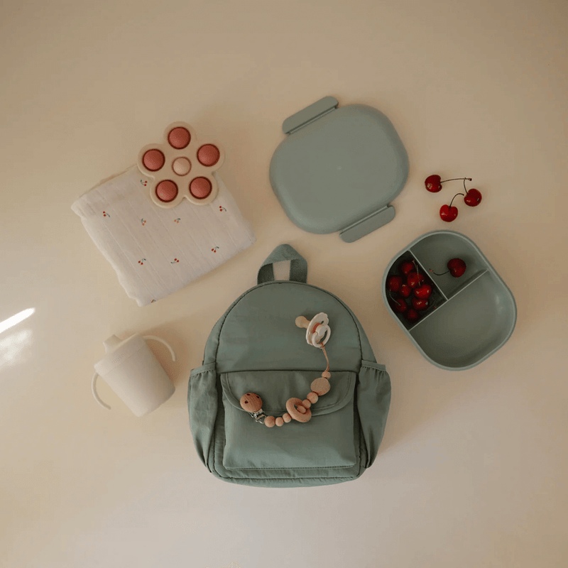 Mushie Mini Backpack - Roman Green