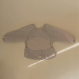 Mushie Long Sleeve Bib - Fog