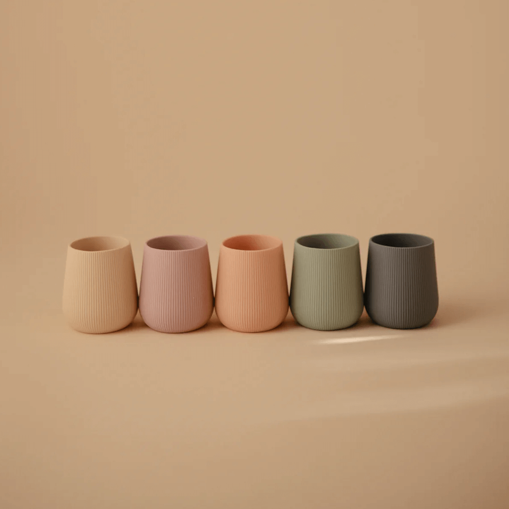 Mushie Silicone Starter Cup - Blush