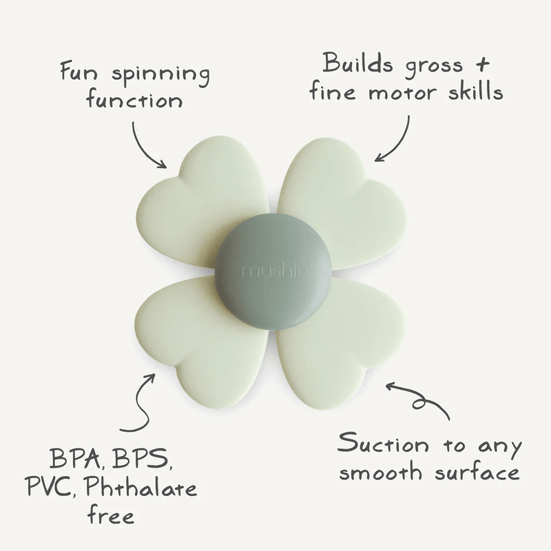 Mushie Lucky Suction Spinner Toy