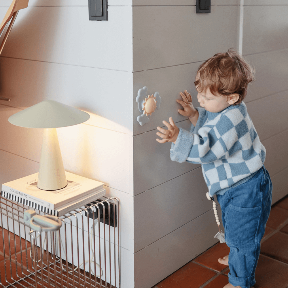 Mushie Suction Spinner Toy - Sunshine
