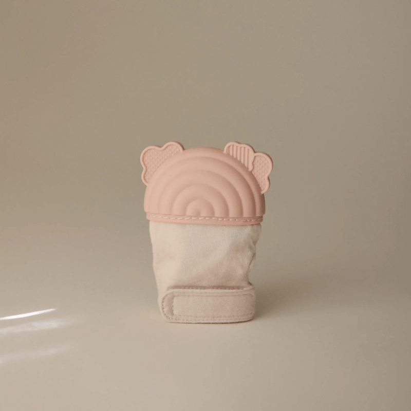 Mushie Teething Mitten - Rainbow