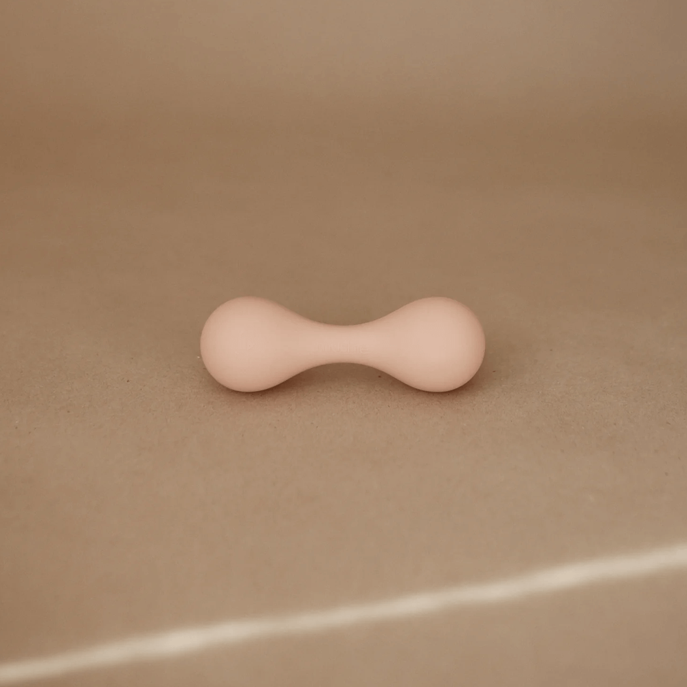 Mushie Baby Rattle - Blush