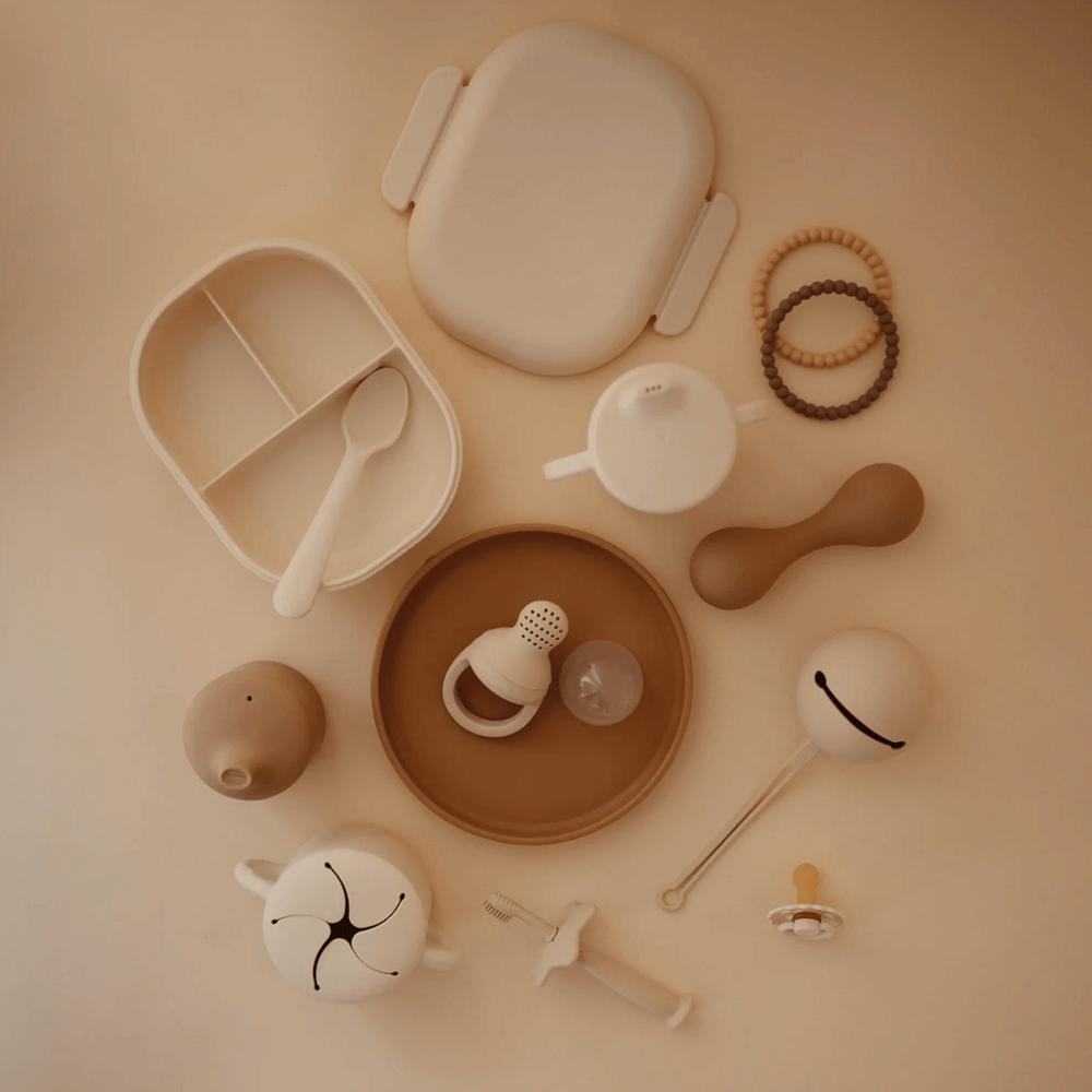 Mushie Baby Rattle - Shifting Sand