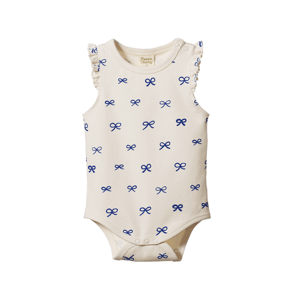 Nature Baby Fleur Bodysuit - Ribbons