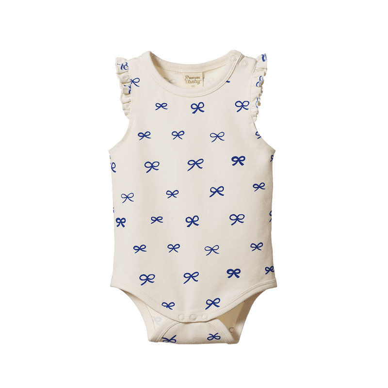 Nature Baby Fleur Bodysuit - Ribbons