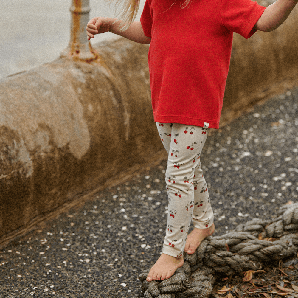 Nature Baby Leggings - Strawberry Blush